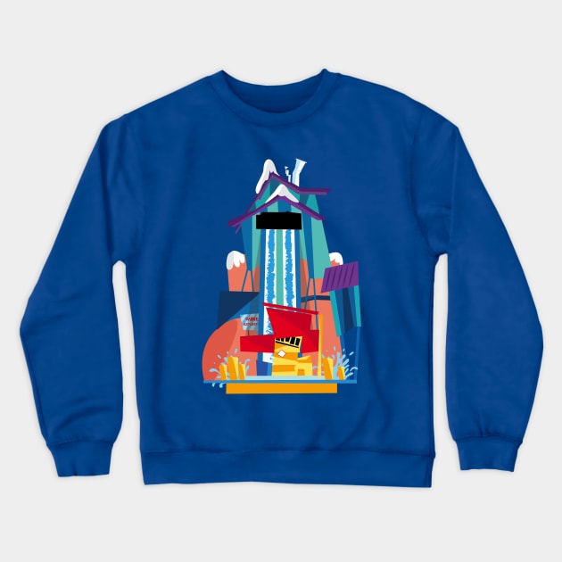 Dudley Do Right's Ripsaw Falls Crewneck Sweatshirt by UniversallyDisney